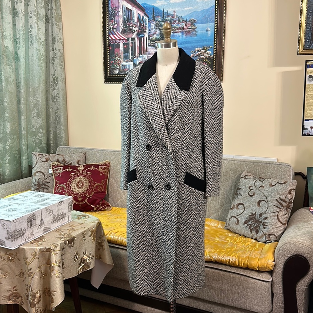 🌺🌺100% WOOL COAT VIMPEL NICE COLOR DECORATION SIZE L